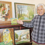 新設ギャラリーで最後の個展 坂さん開設・中井さん絵画展示 宇陀市