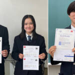 英検準1級に3人合格 五十嵐さん、薮本さん、坂元さん 名張青峰高