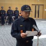 夏の三重県消防操法大会へ結団式 ポンプ車で出場 伊賀市消防団