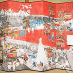 創造展で最優秀新人賞 上野天神祭の行列を屏風に 名張の飯田さん