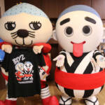 坊主頭の「いが☆グリオ」と「こにゅうどうくん」が「Bo’z」結成 ロックに三重をPR