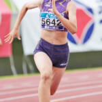 全中陸上、優勝目指す 名張・桔梗が丘中2年の北村さん