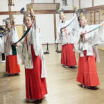 舞姫4姉妹、伝統守る 地元神社の秋祭りで奉納へ 名張・蔵持