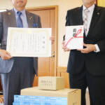 奮闘する市立病院職員へ感謝 ハンドジェル700本寄贈 名張の不動産会社