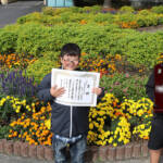 学校花壇のコンクールで特別賞 伊賀つばさ学園