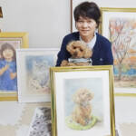 「夢は個展」初受賞励みに 愛犬や孫題材に 名張の松田さん