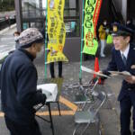 「110番の日」 緊急通報は適正に 伊賀署が広報活動