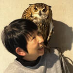 らぶペット ベンガルワシミミズクの「リン」と伊地知さん 名張