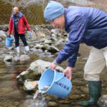 滝川にアマゴ40キロ放流 渓流釣り20日解禁 名張川漁協