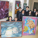 妥協せず描いた3年間 名張青峰高美術部の作品展 22・23日