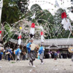 下柘植宮踊り保存会が活動休止前最後の奉納 伊賀・日置神社の神事踊