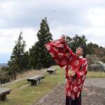 観光シーズン前に山開きと安全祈願 伊賀・津境の青山高原で