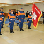 災害から市民守るため一致団結 名張市で消防団入団式