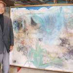 四季折々の風景や花々 5年ぶり個展 伊賀市の洋画家・冨田さん