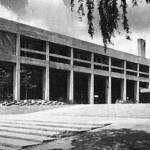 外構の一部復元 旧庁舎改修の複合施設 伊賀市