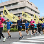 生命の駅伝 がん研究への支援訴え力走 名張から伊賀へ