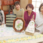 「好き」深める刺しゅう 名張で23日から作品展 薔薇の会