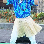 花と踊り「アロハ和尚」 ハワイ好き40年 伊賀・大德寺の濱田さん