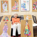 ちぎり絵に情熱 デイサービスで昨春から 伊賀市の高山さん