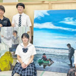 生徒作品に癒やされて 高校美術部員らの「KNIT展」 名張で27日まで