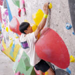 スポーツクライミング ユース日本選手権Vで世界へ 上野高1年・小山さん