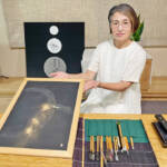 「五感書」の作品展 書家の福地さん 2日から伊賀市のギャラリーで