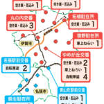 犯罪発生マップ7月 侵入盗の被害、伊賀署管内8件・名張署管内1件