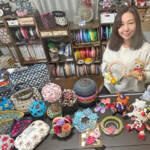 細かく丁寧な紙バンド手芸 和テイストで人気 名張の黒岩さん