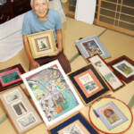 木版画に託す生と死 がん闘病経た心境込め 宇陀・坂さん「最後の個展」