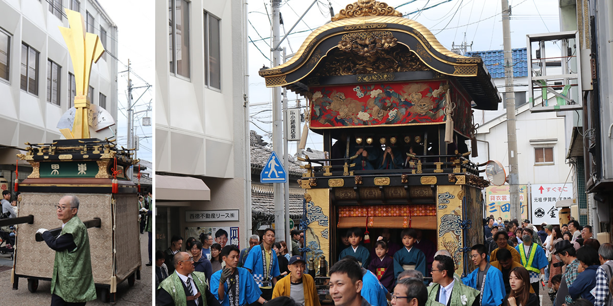 9基のだんじり、鬼行列練る 3日間で18万人 伊賀・上野天神祭 | 【伊賀
