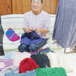 趣味で半世紀以上 評判呼ぶ手編み 宇陀市の柴田さん