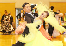 音楽に合わせ多彩に表現 選手・指導者で活躍 名張の森さん夫妻