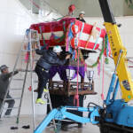 元町の太鼓台「間近で見て」 31日まで展示 名張の秋祭りで過去に巡行