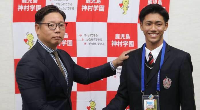 6位指名の神村伊賀・西川内野手に指名あいさつ プロ野球・広島