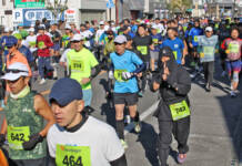 「忍者の里」でシティマラソン 寒さに負けず伊賀路を駆ける