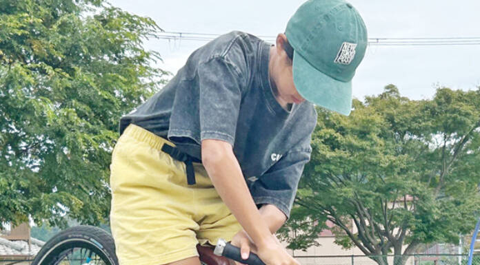 自転車・BMXの全国上位に① 宇陀・榛原東小6年の平野さん