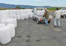 刈り草ロール無料配布 13日から伊賀市で 木津川上流河川事務所