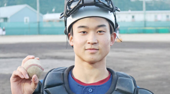 高校野球県選抜チームに② 名張・捕手の谷山さん