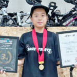 自転車・BMXの全国上位に② 伊賀・上野東小5年の田邉さん