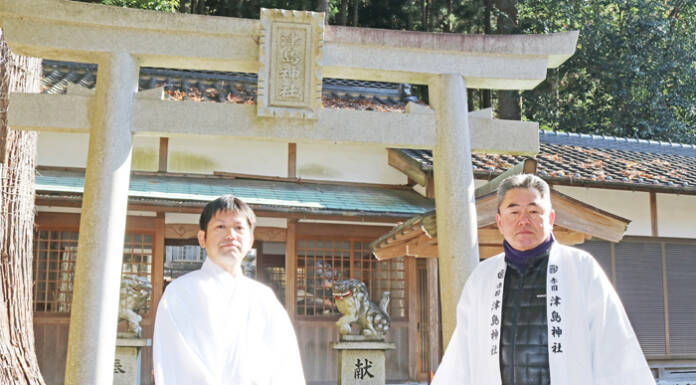 南端の神社を訪ねて① 渓谷の玄関口、守り継ぐ 名張・津島神社