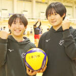 勝ち上がれ春高バレー① 「負けないチーム」目標に 三重の泉岡さんと福田さん