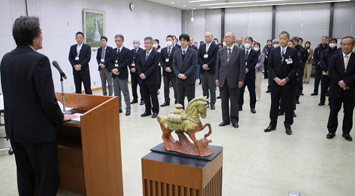 名張市役所で仕事始めの式 北川市長「行財政改革やり切る1年」