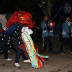 年越え参り 獅子舞や除夜の鐘つき 伊賀・大村神社