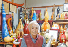 生涯現役 ヒョウタン栽培・加工楽しむ 伊賀愛瓢会会長