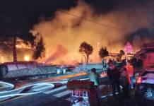 国道沿いの民家で火災 伊賀市上阿波