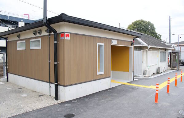 伊賀鉄道茅町駅トイレを新築 伊賀市