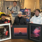 月下の城や満開の桜 愛好家が8日から写真展 伊賀