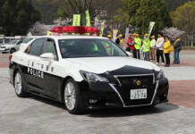 春の全国交通安全運動スタート 名張署管内で出動式