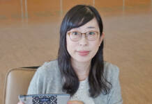 津軽地方発祥の「こぎん指し」 ひと針ひと針丁寧に 名張の吉住さん