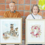 絵画と押し花 神田さん夫妻の作品展 23日から名張で